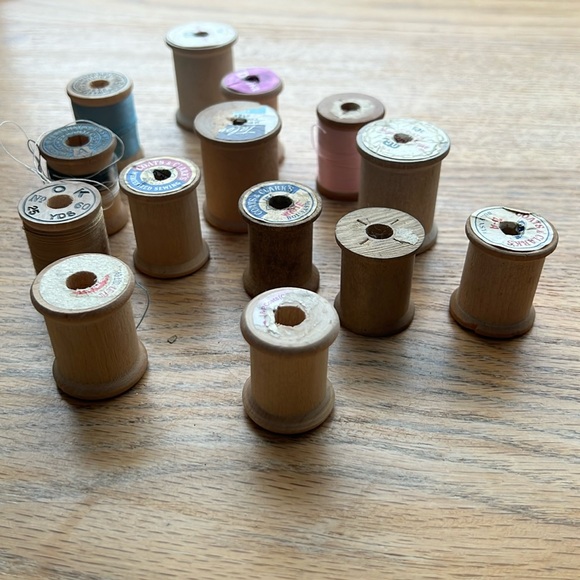 Other - Vintage Wood Spools